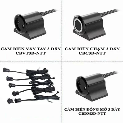 Cảm biến Chạm 3 dây cho đèn thanh nhôm - đèn Silicon